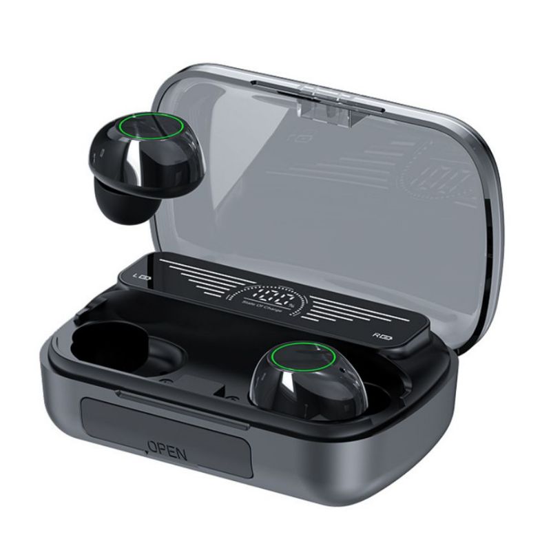 TWS Bluetooth headphone Fingerprint control BQ10 In-ear Built-in Microphone Wireless Earphone LED display high Quality Headphone Sport Earphone