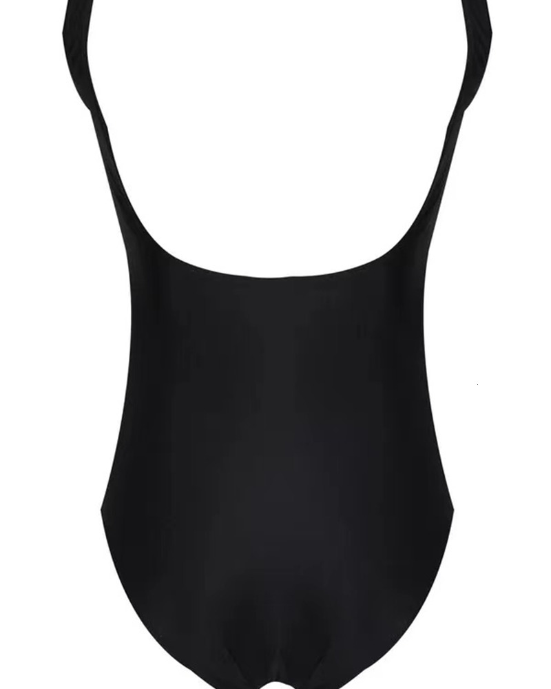 Women's Swimwear Black Swimsuit Woman Sexy Deep V Neck Backless Monokini Brazilian Fashion Beach Swimming Bathing Suit Swimwear 230417