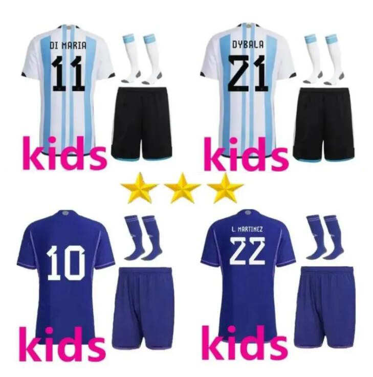 2022 kids football kits Argentinas soccer Jerseys 22 23 J.ALVAREZ DE PAUL DYBALA DI MARIA KUN MARTINEZ MARADONA
2022 kids football kits Argentinas soccer Jerseys 22 23 J.ALVAREZ DE PAUL DYBALA DI MARIA KUN MARTINEZ MARADONA