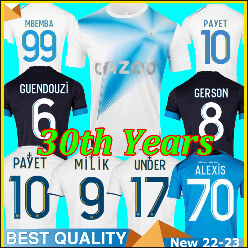 23 24 Maillot ALEXIS SANCHEZ Soccer jerseys 30th Anniversary VITINHA Marseille Maillots de foot UNDER PAYET 2023 OUNAHI GUENDOUZI football shirt Men Kids kit set, 30 years
23 24 Maillot ALEXIS SANCHEZ Soccer jerseys 30th Anniversary VITINHA Marseille Maillots de foot UNDER PAYET 2023 OUNAHI GUENDOUZI football shirt Men Kids kit set, 30 years