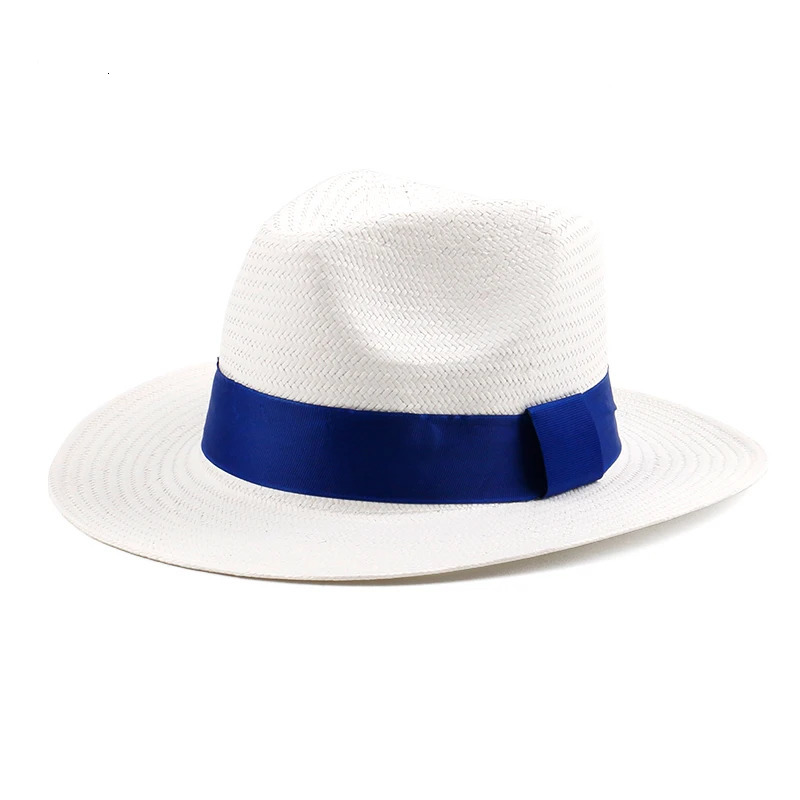 Wide Brim Hats Bucket Sombrero Panama Hombre Summer Sun Protection Straw Hat Five Cent Grass Woven For Men Big Head Size Gentleman 231117