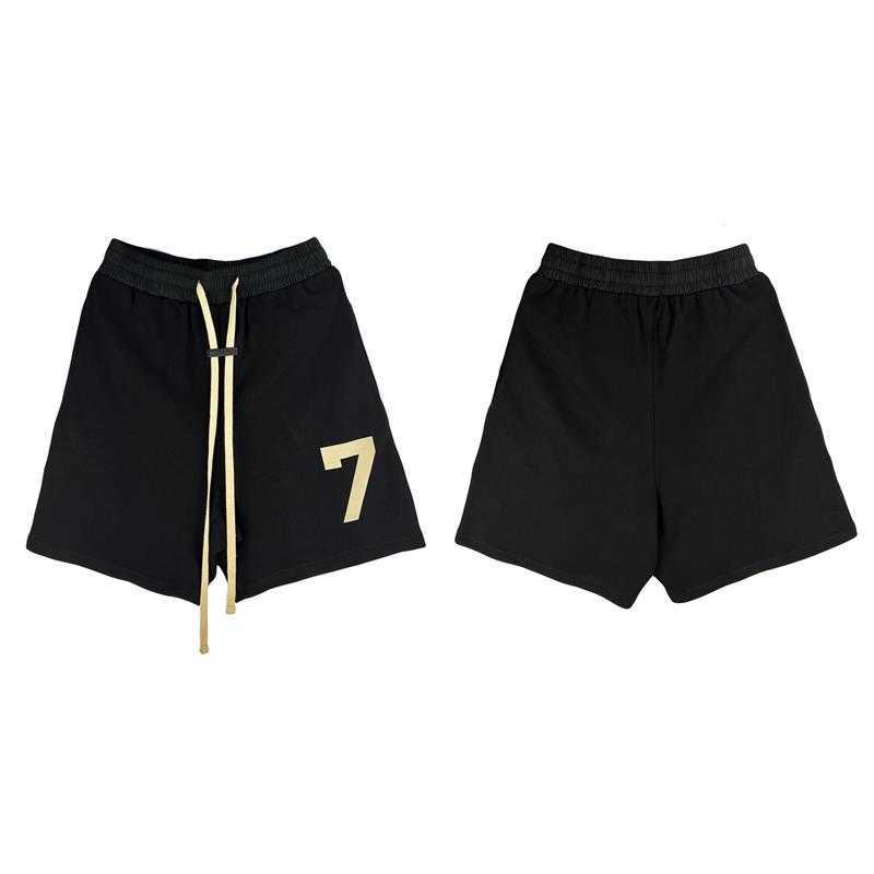 Ess Designer Short Fashion Casual Clothing Fog Fears of God Season 7 Letter 7 High Street Brand Loose Casual Shorts for Mens Womens Summer Sportswear Streetwear, Black
Ess Designer Short Fashion Casual Clothing Fog Fears of God Season 7 Letter 7 High Street Brand Loose Casual Shorts for Mens Womens Summer Sportswear Streetwear, Black