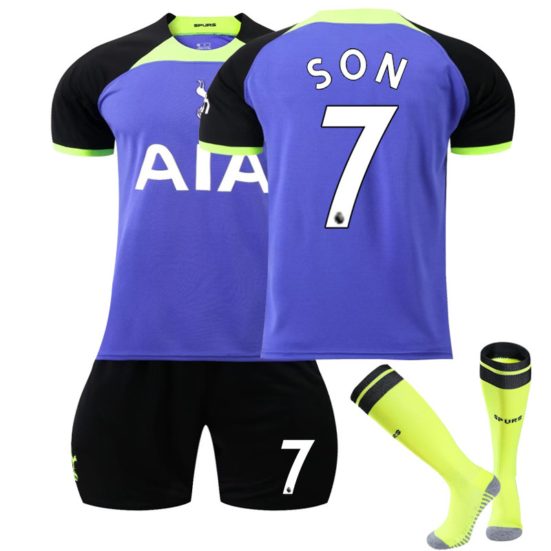Soccer Jerseys 2023-24 Away Purple No. 10 Kane 7 Son Heung-min 9 Richard Leeson 17 Romero Football suit set soccer jersey
Soccer Jerseys 2023-24 Away Purple No. 10 Kane 7 Son Heung-min 9 Richard Leeson 17 Romero Football suit set soccer jersey