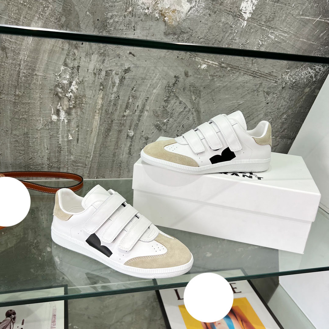 Runway Shoes Isabel Paris Marant Sneakers Beth Grip-strap Leather Low-top Beth Logo Leather Sneakers Fashion Designer Isabel Trainers 34-40, 6 as picture
Runway Shoes Isabel Paris Marant Sneakers Beth Grip-strap Leather Low-top Beth Logo Leather Sneakers Fashion Designer Isabel Trainers 34-40, 6 as picture