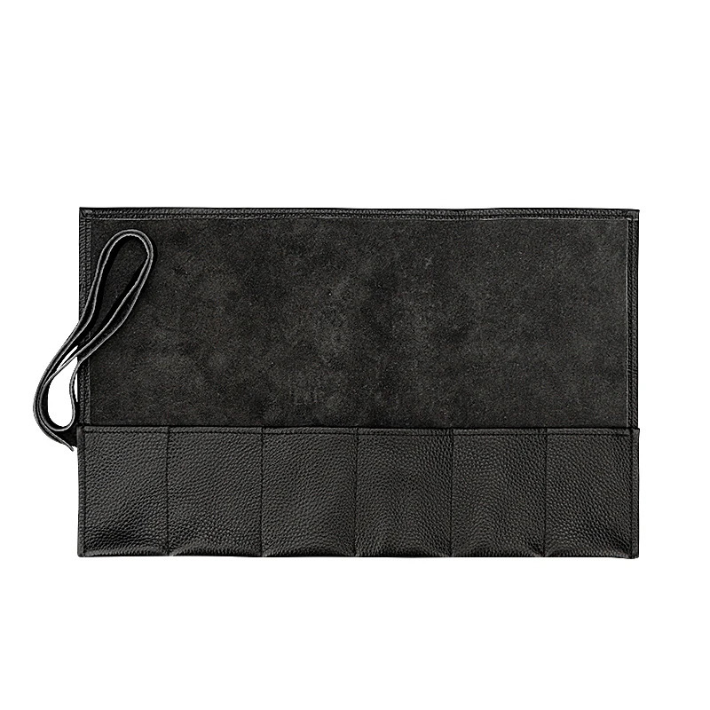 Jewelry Pouches Bags WESSLECO 6 Slots Genuine Leather Watch Roll Case Holder Portable Travel Organizer Watches Storage Display Pouch 231117 - view 6