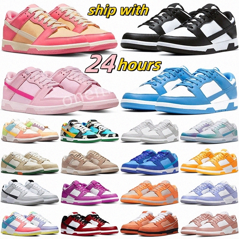 Outdoor Shoes Designer sb Men Women Flat GAI Sneakers Lows Panda White Black Grey Fog Triple Pink University Blue Red Gold Rose Mens Rmn1b#