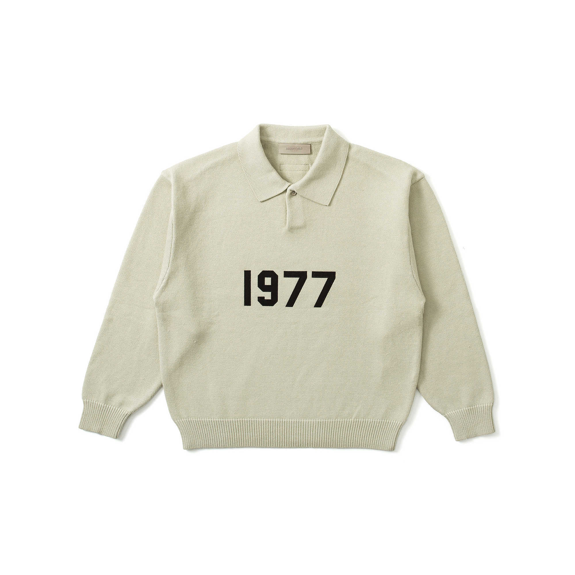 FEARs ESS Sweaters Luxury Mens Designer OF GOD FOG DOUBLE ESSEN LOOSE 1977 FLOCKED EMBROIDERED POLO NECK SWEATER sweater hoodie cowl neck sweater NMK3, New 1977 flocked polo sweater wheat
FEARs ESS Sweaters Luxury Mens Designer OF GOD FOG DOUBLE ESSEN LOOSE 1977 FLOCKED EMBROIDERED POLO NECK SWEATER sweater hoodie cowl neck sweater NMK3, New 1977 flocked polo sweater wheat