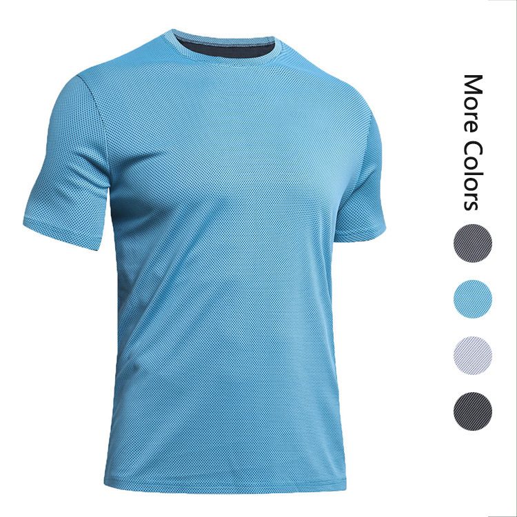 Image of LL Outdoor Men&#039;s Sport T Shirt Mens Quick Dry Sweat-wicking Short Top Men Wrokout Short Sleeve LL47