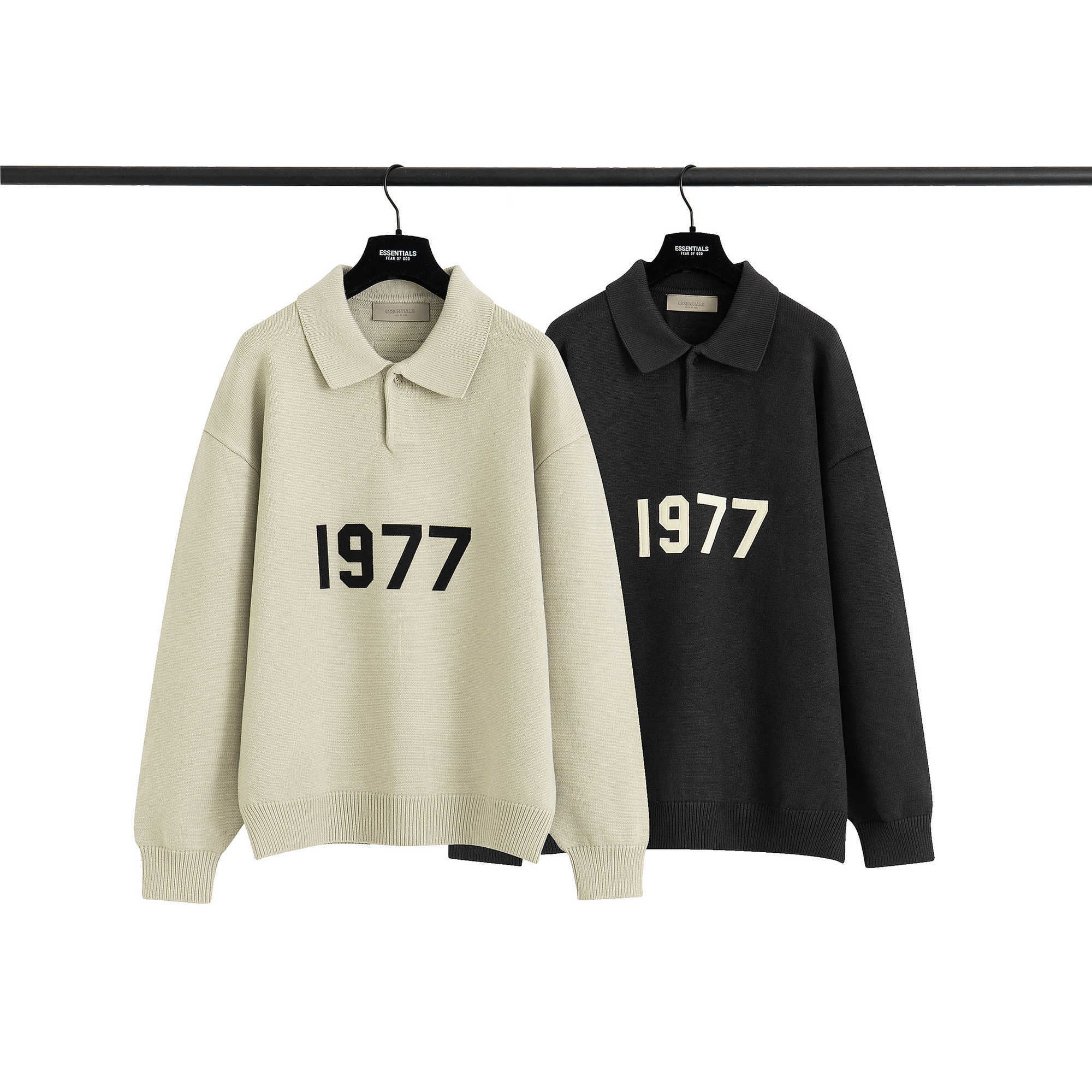 ESS Sweaters Luxury Mens Designer FEARs OF GOD FOG DOUBLE ESSEN LOOSE 1977 FLOCKED EMBROIDERED POLO NECK SWEATER sweater hoodie cowl neck sweater, Shipping fee
ESS Sweaters Luxury Mens Designer FEARs OF GOD FOG DOUBLE ESSEN LOOSE 1977 FLOCKED EMBROIDERED POLO NECK SWEATER sweater hoodie cowl neck sweater, Shipping fee