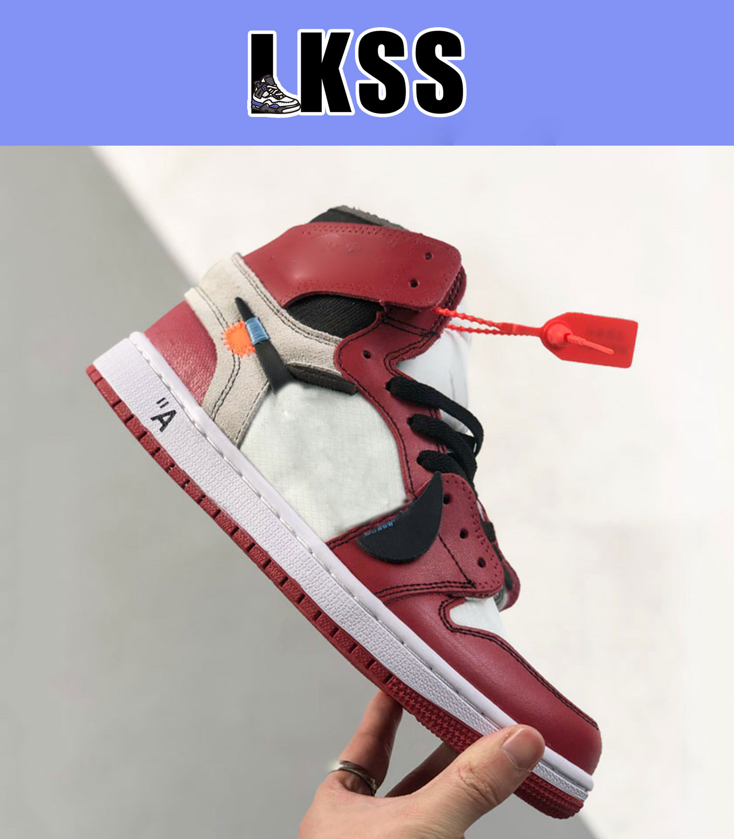 LKSS Off-W Chicago Jumpman 1 1s Shoes OG Mens Basketball Sneaker Sports Sneakers, As pic
LKSS Off-W Chicago Jumpman 1 1s Shoes OG Mens Basketball Sneaker Sports Sneakers, As pic