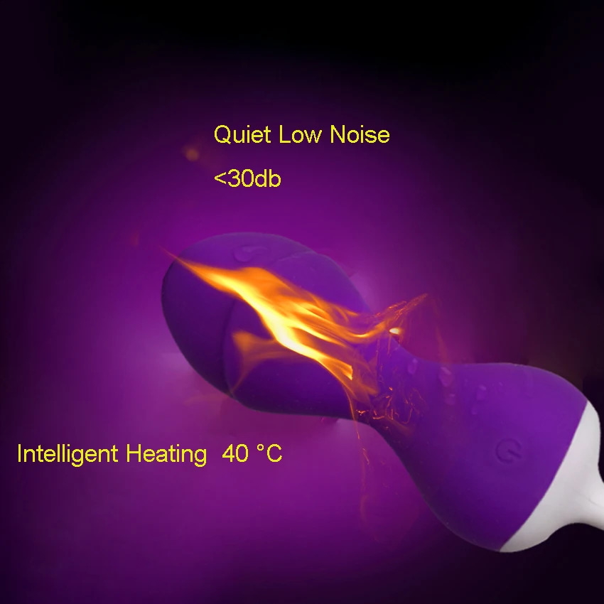 Vibrators Silicone Heating Kegel Balls Vaginal Tight Trainer Exercise Vibrator Vibrating Eggs Wireless Remote Control Ben Wa Balls 231116