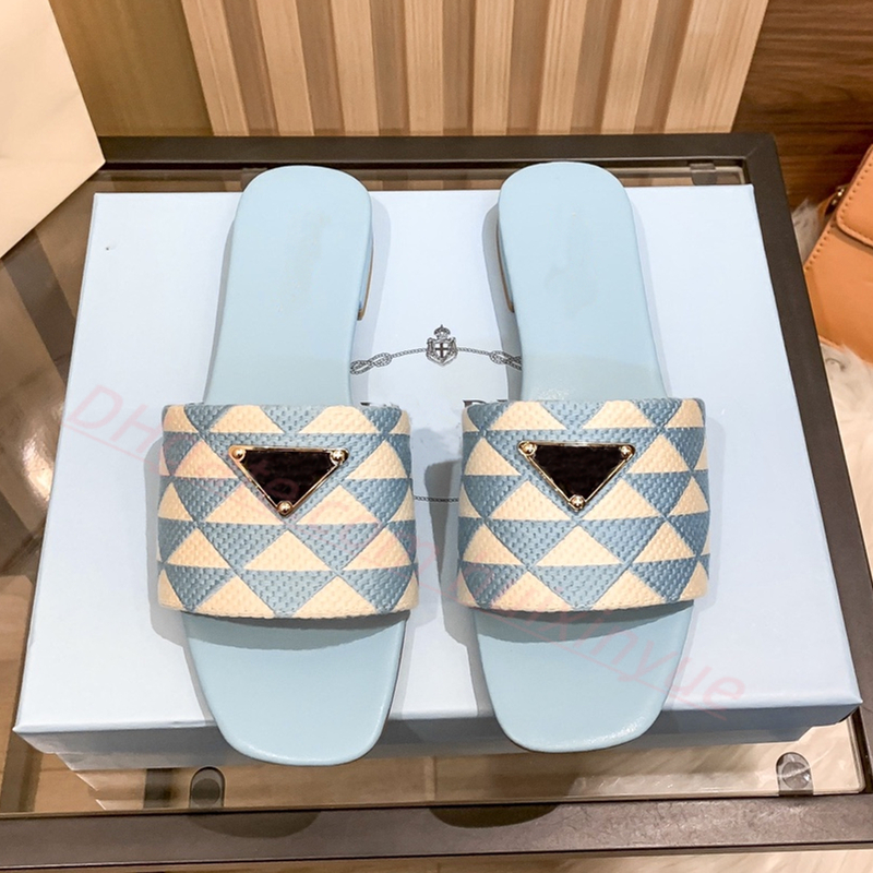 Designer Slippers Women Embroidered Fabric Slippers Sandals Metallic Slides Luxury Sandals Metal Triangle Chunky Heels Fashion Summer Beach platform slippers, Color 30
Designer Slippers Women Embroidered Fabric Slippers Sandals Metallic Slides Luxury Sandals Metal Triangle Chunky Heels Fashion Summer Beach platform slippers, Color 30