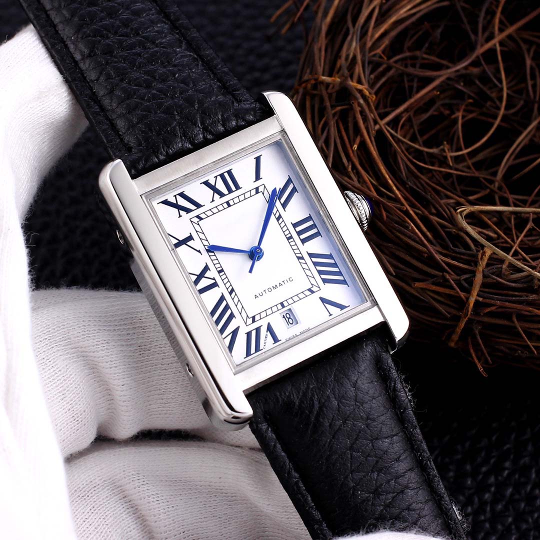 2023 Men's Watch Automatic Mechanical Watch Famous Brand Watch Leisure Fashion Three Pin Square Tank Multifunctional Calendar Band Watches, P0000000003
2023 Men's Watch Automatic Mechanical Watch Famous Brand Watch Leisure Fashion Three Pin Square Tank Multifunctional Calendar Band Watches, P0000000003