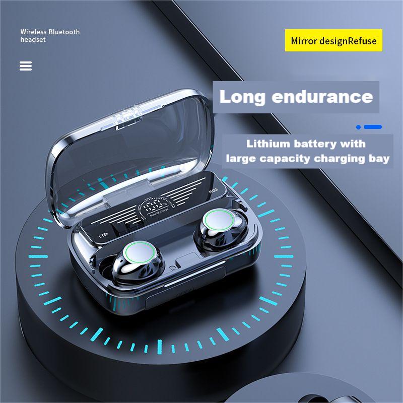 TWS Bluetooth headphone Fingerprint control BQ10 In-ear Built-in Microphone Wireless Earphone LED display high Quality Headphone Sport Earphone