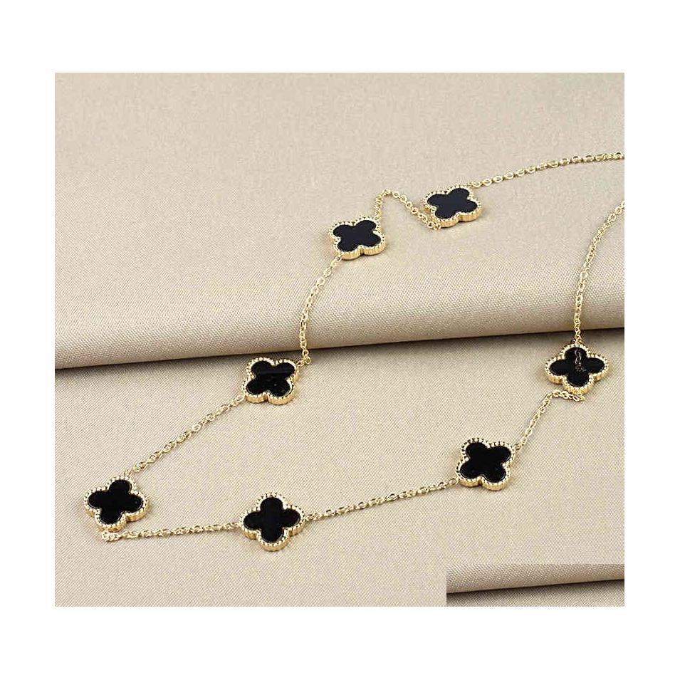 Pendant Necklaces Korean Personalized Titanium Steel Clover Necklace Female Ins Minority Design Temperament Acrylic Plated 14K Light Otpvk
Pendant Necklaces Korean Personalized Titanium Steel Clover Necklace Female Ins Minority Design Temperament Acrylic Plated 14K Light Otpvk