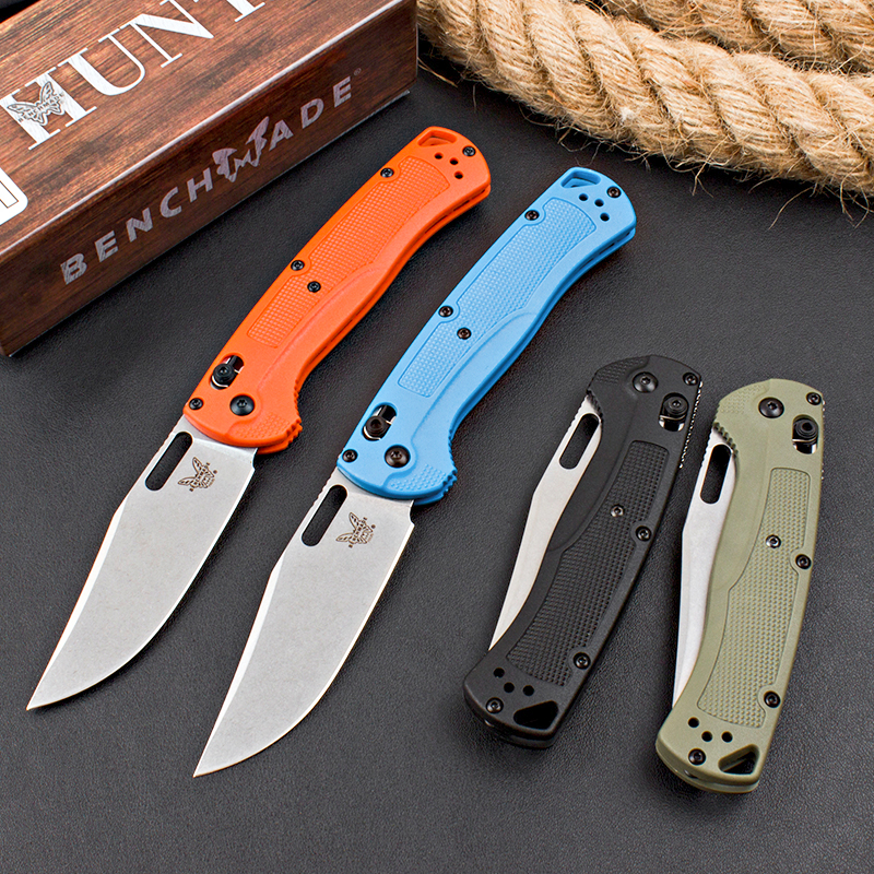 Benchmade 15535 Pocket Folding Knife D2 Stone Wash/Titanium Coating Drop Point Blade Glass Fiber Handle Outdoor EDC Knives with Retail Box
Benchmade 15535 Pocket Folding Knife D2 Stone Wash/Titanium Coating Drop Point Blade Glass Fiber Handle Outdoor EDC Knives with Retail Box