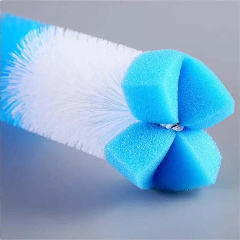 Other Baby Feeding Bottle Brush Set Infant Nipple 360 degree Rotating Clean Sponge Spout Cup Pacifier Straw Kit Tool 231116