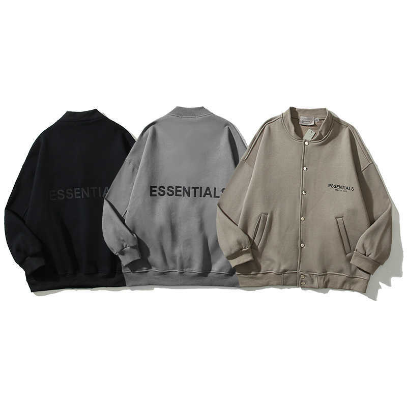 Ess Designer Jackets Casual Streetwear Outerwear Fears of God Essen High Street Ins Autumn Winter Plush Loose Bomber Jacket Fog Men's Women's Stand Collar Coat, Shipping fee
Ess Designer Jackets Casual Streetwear Outerwear Fears of God Essen High Street Ins Autumn Winter Plush Loose Bomber Jacket Fog Men's Women's Stand Collar Coat, Shipping fee