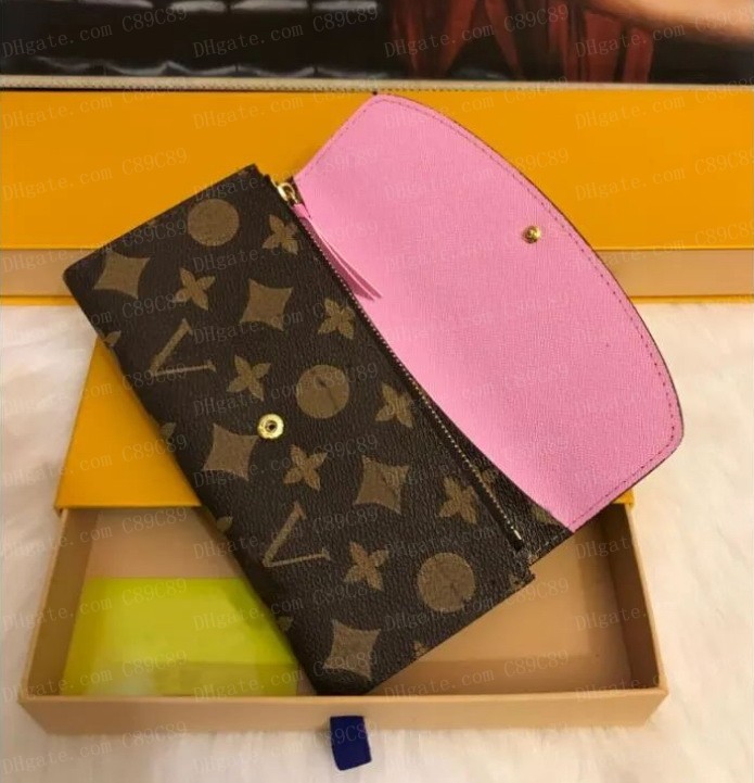 Top High Quality Designer Wallets Cardholder Paris Brown Flowers Style Luxury Ladies Long Wallet Women Wallet High-end Luxurys Designer Wallet With Original Box, Pink
Top High Quality Designer Wallets Cardholder Paris Brown Flowers Style Luxury Ladies Long Wallet Women Wallet High-end Luxurys Designer Wallet With Original Box, Pink