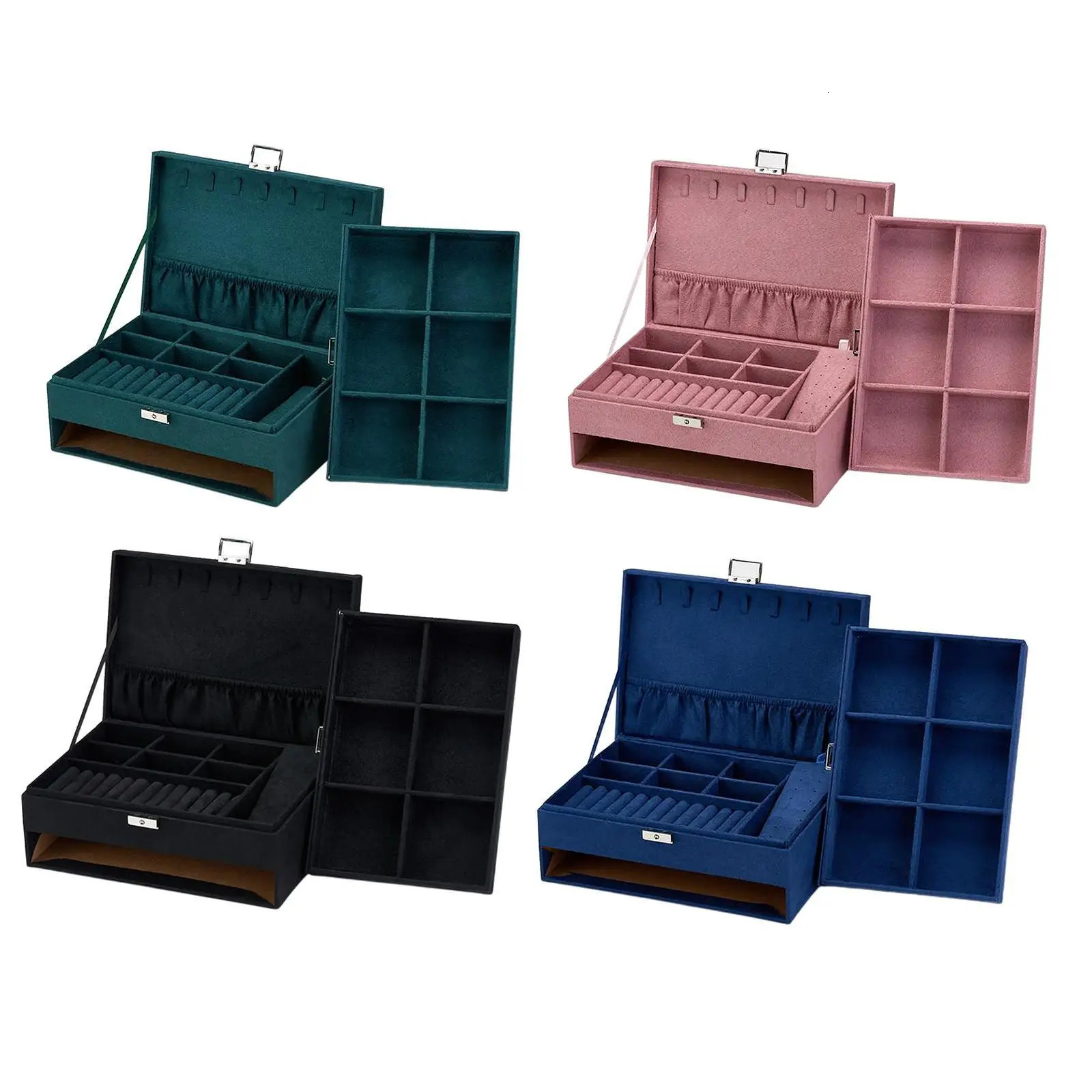 Jewelry Boxes Jewellery Box Organiser Storage Women Small Stackable Ring Necklace Display Holder Earring Wall 231117bj