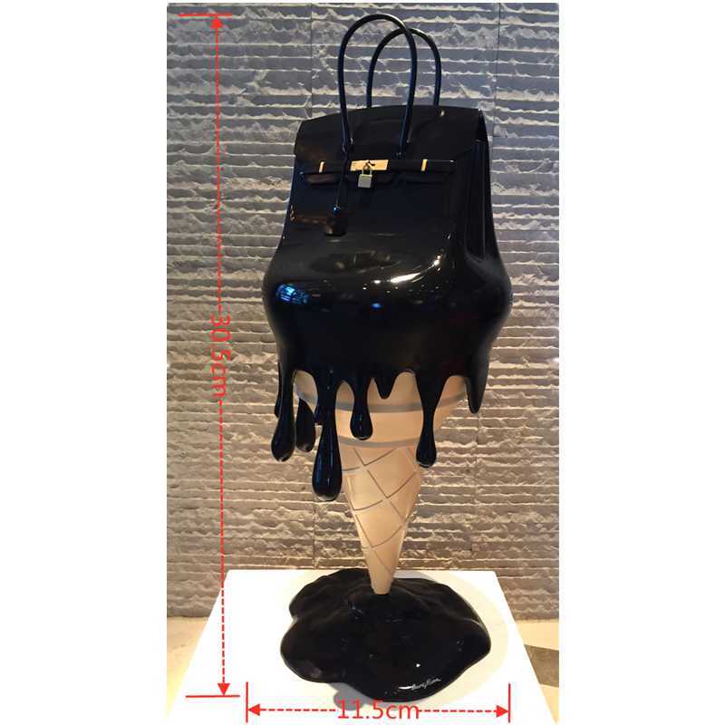 Decorative Objects Figurines Nordic Baby Birkream Statue Art Angels Ice Cream Bag Sculpture Decoration Accessories GK Home Decor For Living Room Moder