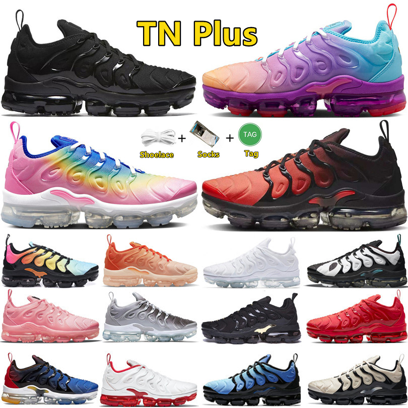 

Tn Plus Running Shoes Triple White Black Volt Since 1972 Purple Gradient Midnight Navy USA Vibes Orange Gradients Light Bone GRAPE Men Women Trainers Sports Sneakers, Color#5