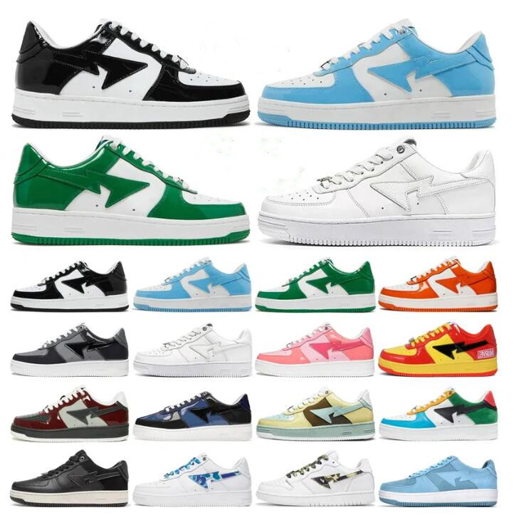 2023 Bapesta Bapestas Baped Sta Casual Shoes Sk8 Low Men Women Black White Pastel Green Blue Suede Pink Mens Womens Trainers Outdoor Sports Sneakers Walking Jogging, 20
2023 Bapesta Bapestas Baped Sta Casual Shoes Sk8 Low Men Women Black White Pastel Green Blue Suede Pink Mens Womens Trainers Outdoor Sports Sneakers Walking Jogging, 20