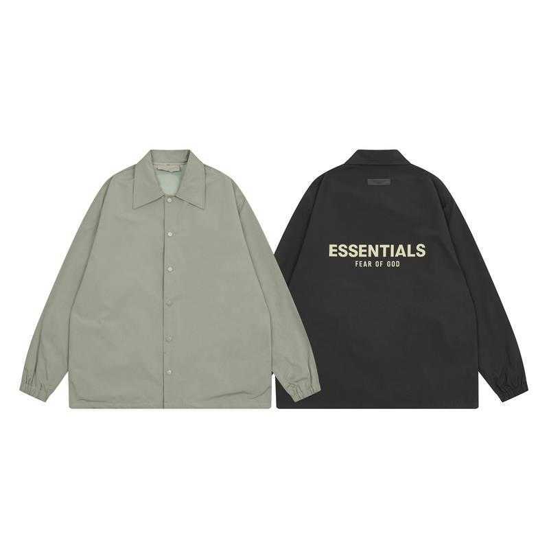 Ess Designer Jackets Casual Streetwear Outerwear Fog Fears of God Essen Flocking Letter Men' Loose Spring Thin Coach Jacket Clothing Outerwear, Shipping fee
Ess Designer Jackets Casual Streetwear Outerwear Fog Fears of God Essen Flocking Letter Men' Loose Spring Thin Coach Jacket Clothing Outerwear, Shipping fee