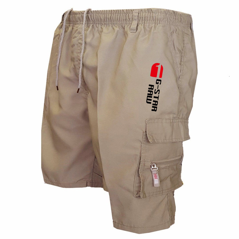 Men's Pants 2023 new logo printed youth men's casual cargo pants shorts loose summer outdoor sports pants 220629