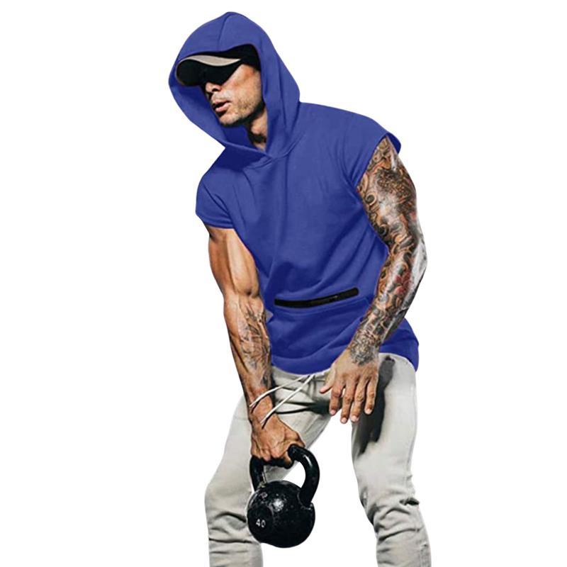 Workout Sportswear Tops Male Men' T-Shirts Gyms Clothing Mens Bodybuilding Solid Hooded Tank Top Cotton Sleeveless Vest Sweatshirt Fitness
Workout Sportswear Tops Male Men' T-Shirts Gyms Clothing Mens Bodybuilding Solid Hooded Tank Top Cotton Sleeveless Vest Sweatshirt Fitness