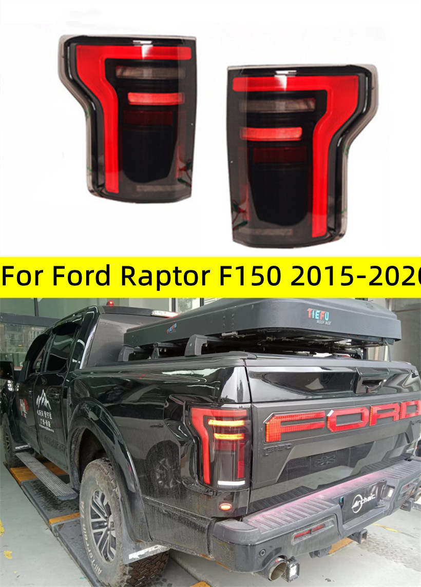 Car Styling LED Taillights For Ford Raptor F150 20 15-20 20 Brake Fog Lights Pickup Taillight Modification Accessories