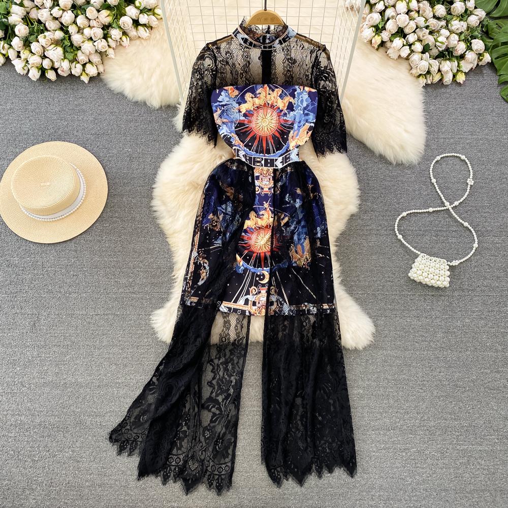 Sexy Sheath Vintage Print Summer Dresses Women Square Collar Puff Sleeve High Waist Side Split Midi Dresses Female 2023 Fashion New, Same as picture
Sexy Sheath Vintage Print Summer Dresses Women Square Collar Puff Sleeve High Waist Side Split Midi Dresses Female 2023 Fashion New, Same as picture