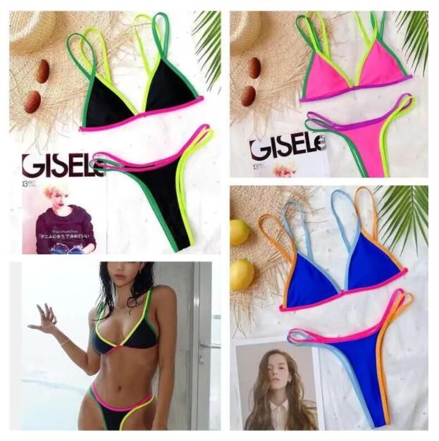 LULUS GOSSINA Solid Stripe Triangle Small Chest Open Back V-Neck Han Fan ins Style Bikini Split Swimsuit Beach GAE
LULUS GOSSINA Solid Stripe Triangle Small Chest Open Back V-Neck Han Fan ins Style Bikini Split Swimsuit Beach GAE