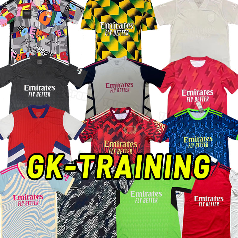 Arsen G.JESUS soccer jerseys 23 24 SMITH ROWE PEPE SAKA training fans version ODEGAARD THOMAS MARTINELLI TIERNEY 2023 2024 POLO Men Training NO MORE RED ICON