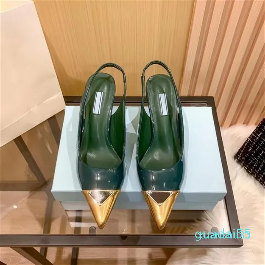 Designer High Heel Sandals Metal Toe Luxury Dress Shoes Leather Wedding Party Women Sexy Sandal Fashion New Style Stiletto Slippers, Black
Designer High Heel Sandals Metal Toe Luxury Dress Shoes Leather Wedding Party Women Sexy Sandal Fashion New Style Stiletto Slippers, Black