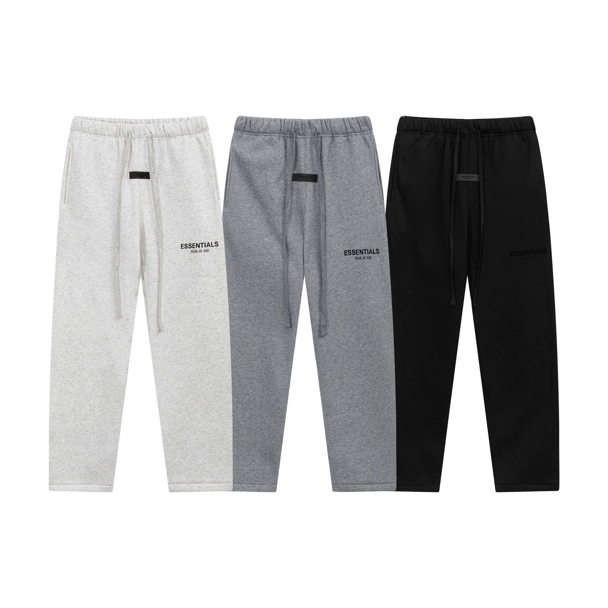ESS Pant Luxury Mens Designer FOG FEARs OF GOD Double line ESSEN Mens Womens loose lovers casual straight sports pants trend, Gray
ESS Pant Luxury Mens Designer FOG FEARs OF GOD Double line ESSEN Mens Womens loose lovers casual straight sports pants trend, Gray
