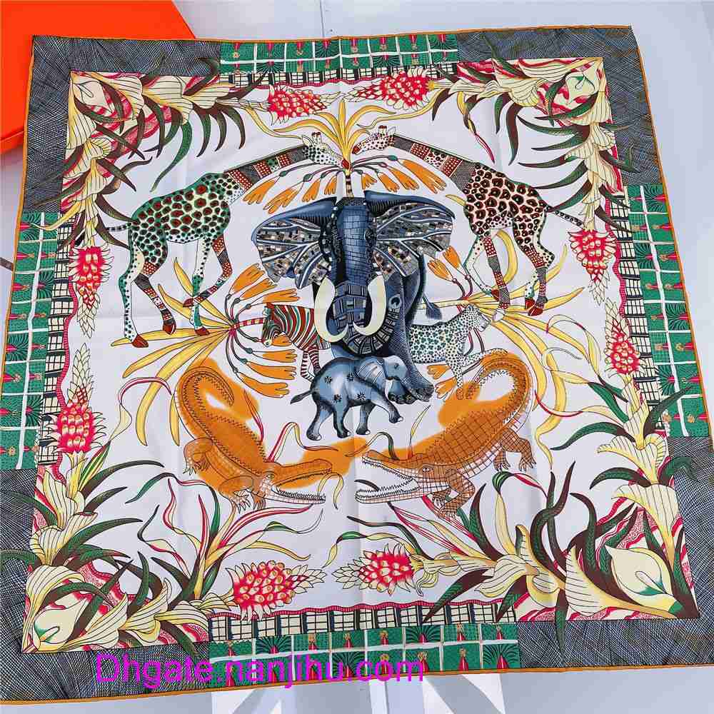 Designer Luxury Blanket 90 h Herms Same Style Zanbi West River Elephant Twill Silk Large Square Women's Versatile Shawl Small Scarf R7ET
Designer Luxury Blanket 90 h Herms Same Style Zanbi West River Elephant Twill Silk Large Square Women's Versatile Shawl Small Scarf R7ET