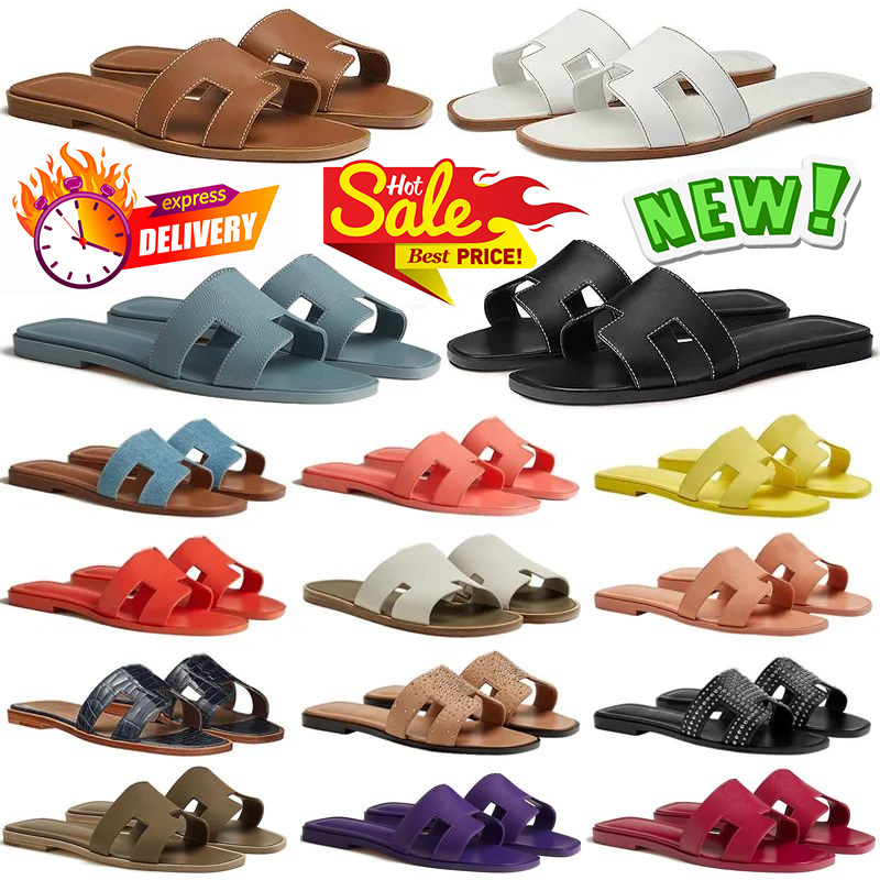 free shipping designer sandals flat slides women sliders slippers luxury black white khaki patent womens ladies shoes outdoor home sneakers