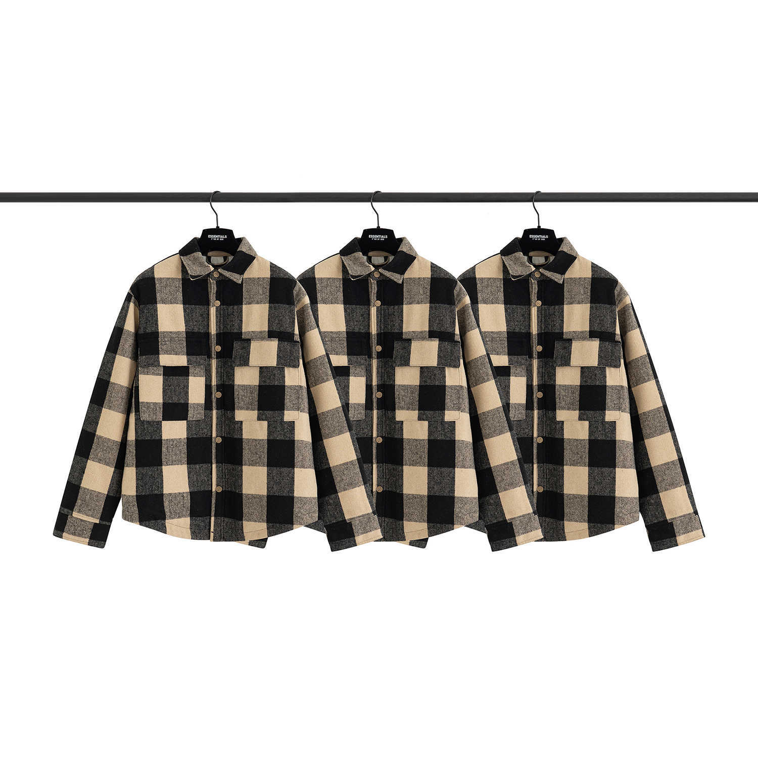 ESS Mens Jacket Luxury Designer FEARs OF GOD FOG Season 6 Main Line Plaid High Street Loose Jackets Cotton Coat Men, Shipping fee
ESS Mens Jacket Luxury Designer FEARs OF GOD FOG Season 6 Main Line Plaid High Street Loose Jackets Cotton Coat Men, Shipping fee