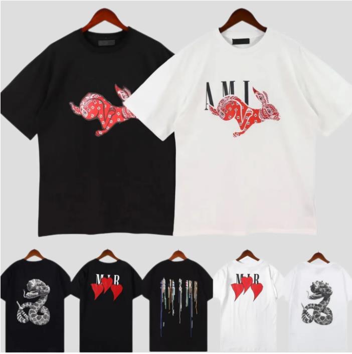AM Limited edition designer t shirt of 2023 rabbit year new couples tees street wear summer fashion shirt splash-ink letter print design couple short sleeves
AM Limited edition designer t shirt of 2023 rabbit year new couples tees street wear summer fashion shirt splash-ink letter print design couple short sleeves
