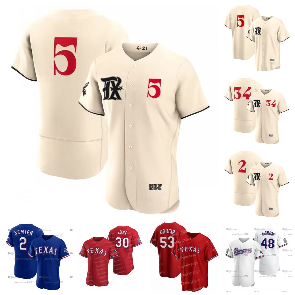 Big & Tall 5 Corey Seager Rangers 2023 City Connect Jerseys Nathaniel Lowe Adolis Garcia Marcus Semien Josh Jung Robbie Grossman Jacob deGrom Josh Smith Ezequiel Duran, Red flex base
Big & Tall 5 Corey Seager Rangers 2023 City Connect Jerseys Nathaniel Lowe Adolis Garcia Marcus Semien Josh Jung Robbie Grossman Jacob deGrom Josh Smith Ezequiel Duran, Red flex base