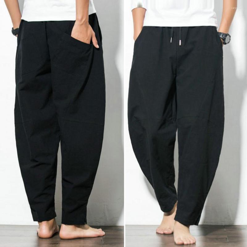 Men's Pants Men Harem Loose Drawstring Solid Color Elastic Waist Deep Crotch Warm Casual Plus Size Mid For Daily Wear, Atrovirens
Men's Pants Men Harem Loose Drawstring Solid Color Elastic Waist Deep Crotch Warm Casual Plus Size Mid For Daily Wear, Atrovirens