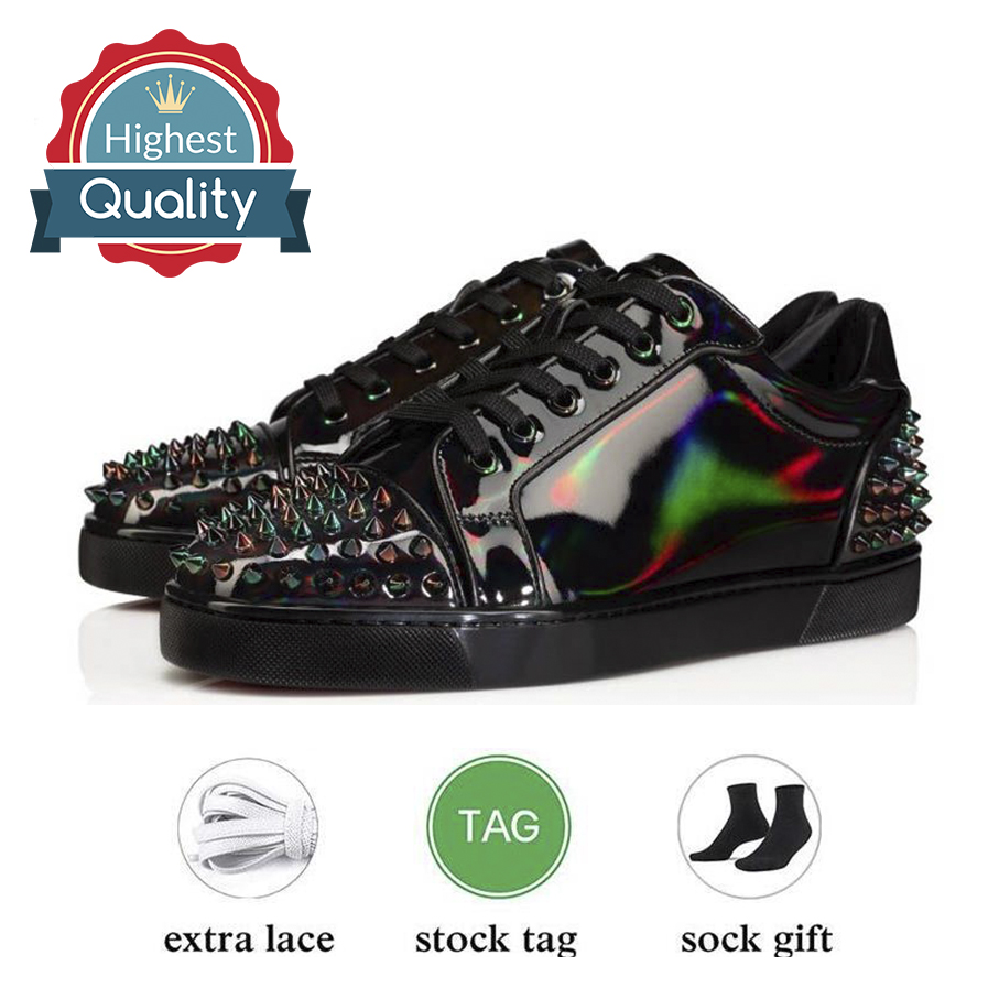 2025 high quality shoes low cut platform sneakers mens womens s designers vintage bottoms loafers fashion spikes party casual trainers 89