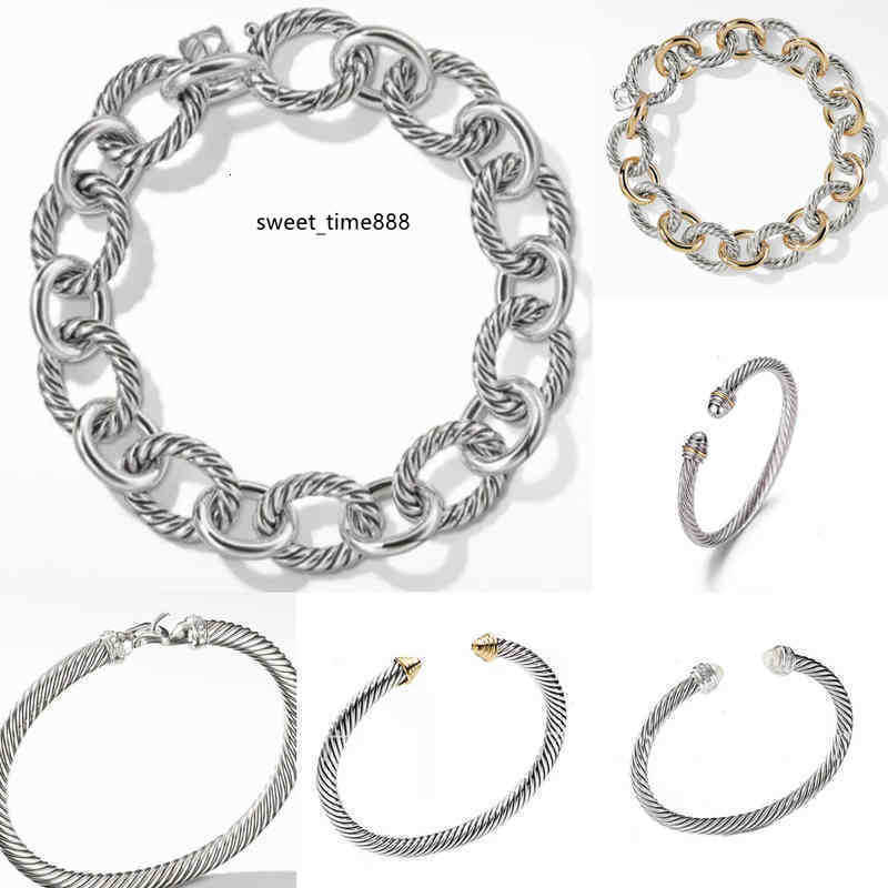 Jewelry Mens Dy Trend Bracelet Gold Charm Designer Women Platinum Twisted Wire Bracelets Hot Round Plated Head Hemp Fashion Versatile Selling Jewelrys
Jewelry Mens Dy Trend Bracelet Gold Charm Designer Women Platinum Twisted Wire Bracelets Hot Round Plated Head Hemp Fashion Versatile Selling Jewelrys