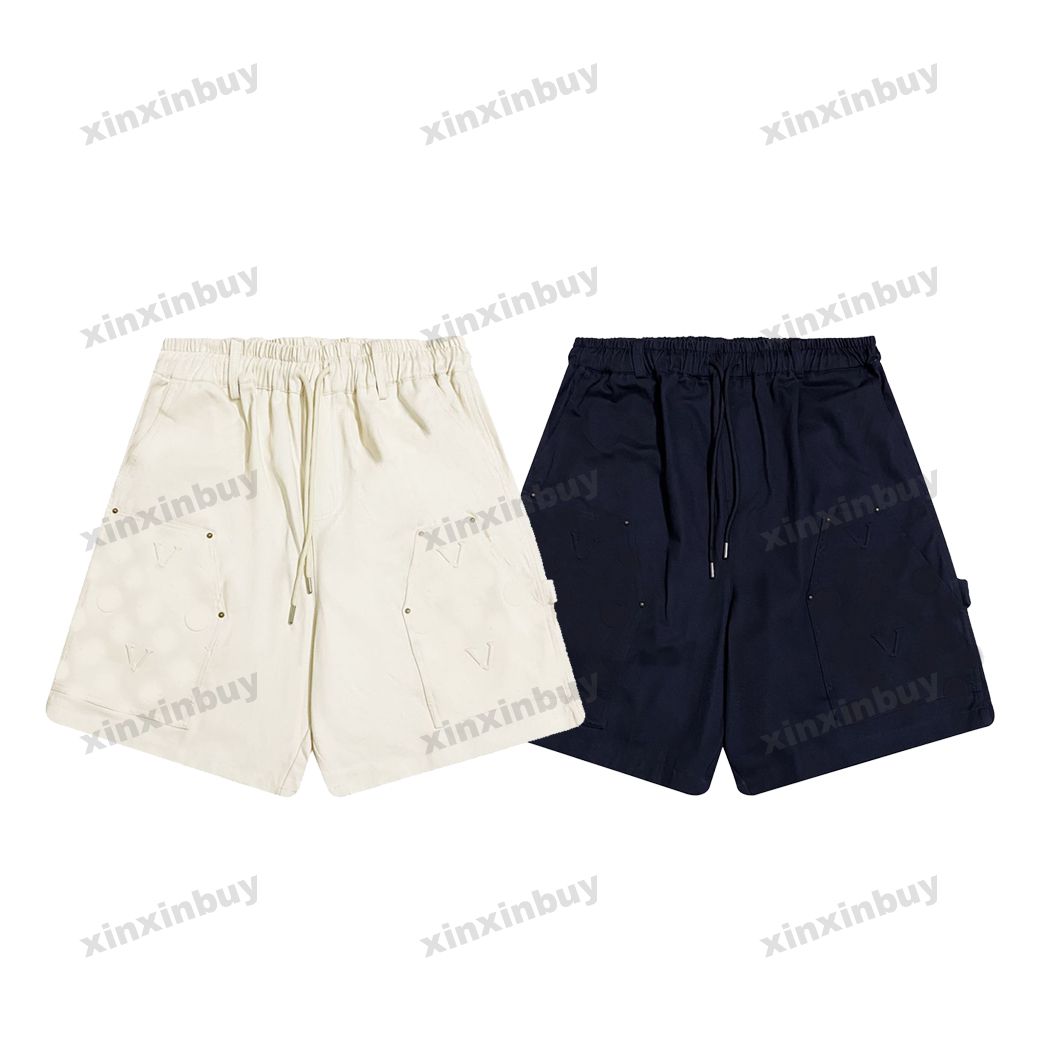 xinxinbuy Men women designer Shorts pant pocket emboss letter print cotton Spring summer brown white black apricot S-XL, 01
xinxinbuy Men women designer Shorts pant pocket emboss letter print cotton Spring summer brown white black apricot S-XL, 01