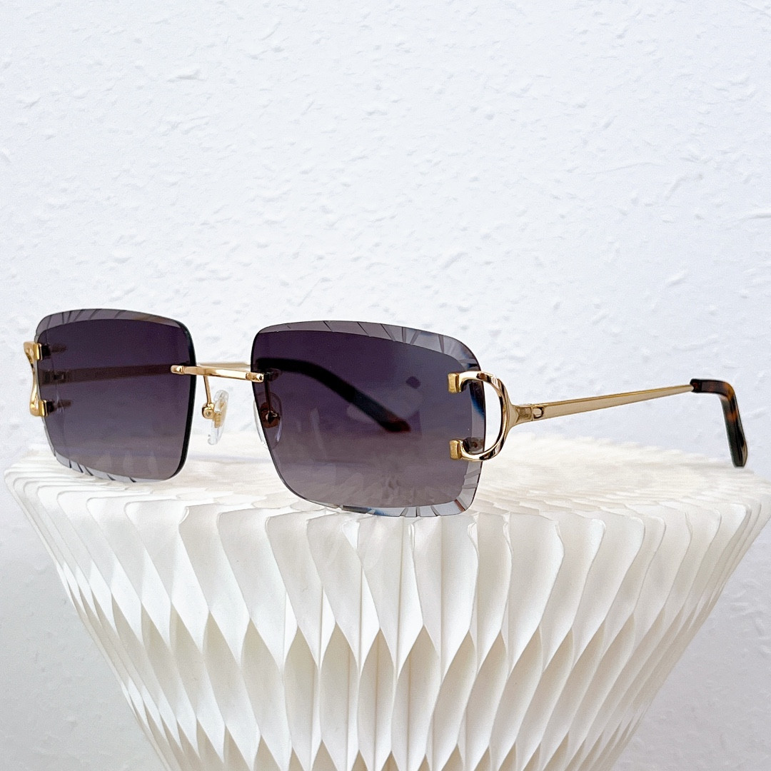 New Model Metal Rimless Delicate Fashion Sunglasses Male 00920 Driving Glasses C Decoration High Quality Designer 18K Gold Frame 7 Color Lens UV400 Sun Glasses Woman
New Model Metal Rimless Delicate Fashion Sunglasses Male 00920 Driving Glasses C Decoration High Quality Designer 18K Gold Frame 7 Color Lens UV400 Sun Glasses Woman