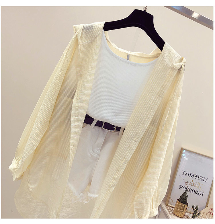 Women's Jackets Women thin coat Casual Summer Sun Protection Tops Women Long Thin Cardigan Sun Protection Clothing Tops Women Blouse 230417