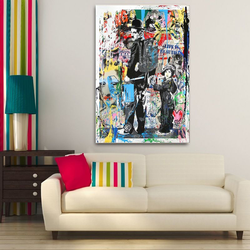 Graffiti Canvas Banksy Art Canvas Posters and Prints Funny Monkeys Graffiti Street Art Wall Pictures for Modern Home Room Decor
Graffiti Canvas Banksy Art Canvas Posters and Prints Funny Monkeys Graffiti Street Art Wall Pictures for Modern Home Room Decor