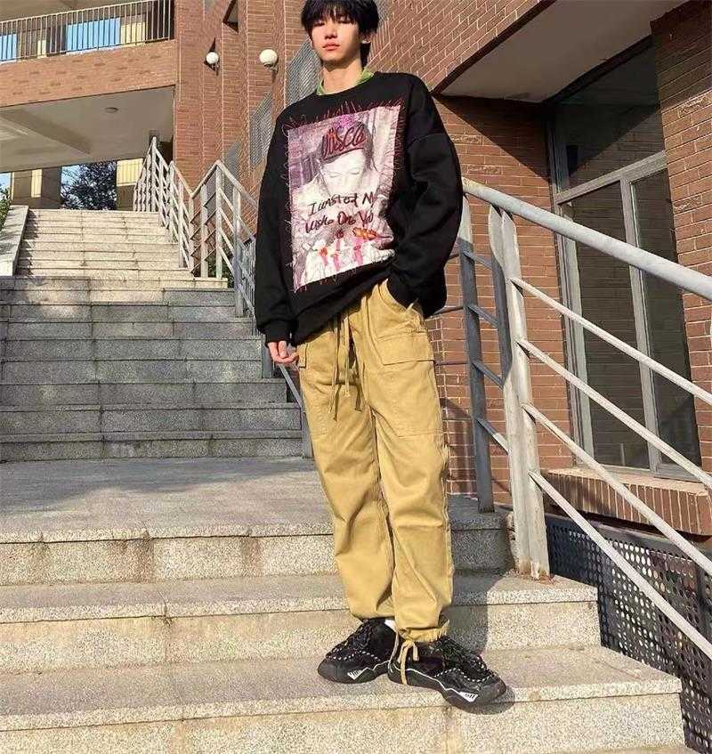 Ess Designers Casual Pant Fears of God Fog Fera of God Season 7 Multi Pocket Drawstring Letter Embroidered Overalls Streetwear Jogger Trousers Sweatpants, Black
Ess Designers Casual Pant Fears of God Fog Fera of God Season 7 Multi Pocket Drawstring Letter Embroidered Overalls Streetwear Jogger Trousers Sweatpants, Black