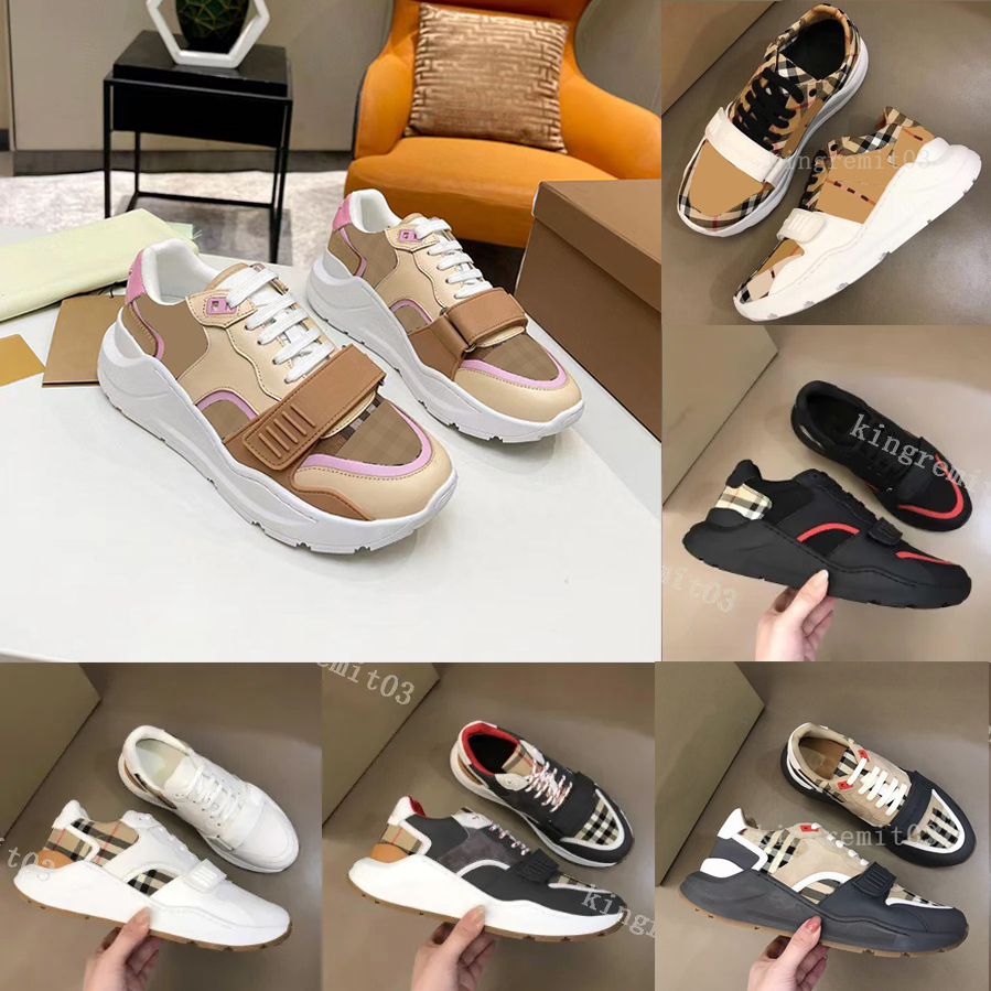 Designer Casual Shoes Striped Vintage Sneakers black Men Women Platform Shoe Season Shades Flats Trainers Brand Classic Outdoor Shoe dayremit